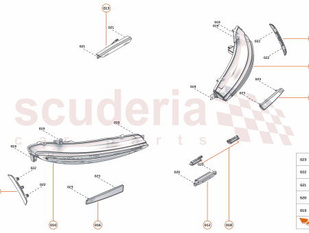Photo of SIDE MARKER RR RH NON SMOKED FEDERAL…