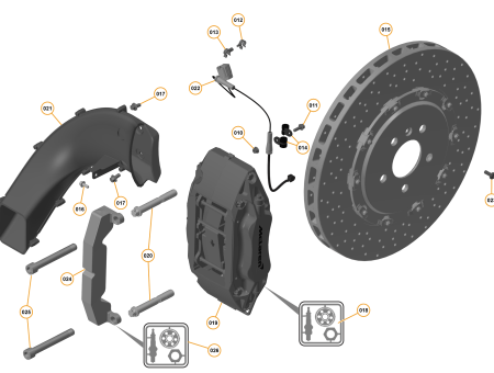 Photo of Duct Disc Cooling Carbon Rear LH 675LT…