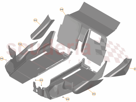 Photo of Sill Cover Branded McLaren LH Carbon…