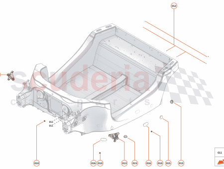 Photo of NUT PLATE B POST M8…