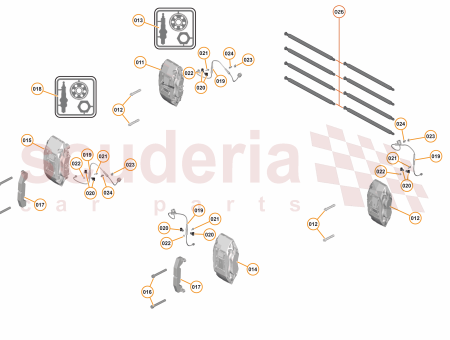 Photo of Brake Pad Kit Axle Set Carbon Rear…