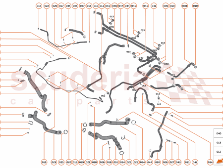 Photo of ASSY HOSE HT RTN RAD TO ENG LH…