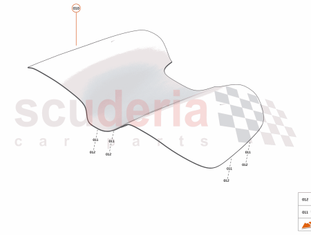 Photo of DOP STONE CHIP PROTECTION UPPE UPPER RH FLAT…