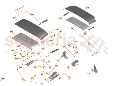 Photo of Headliner Trim Roof Panel Rear Textile…