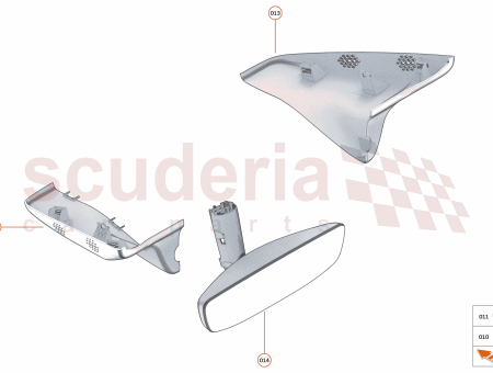 Photo of ASSY EC MIRROR TRIM HOUSING RH…