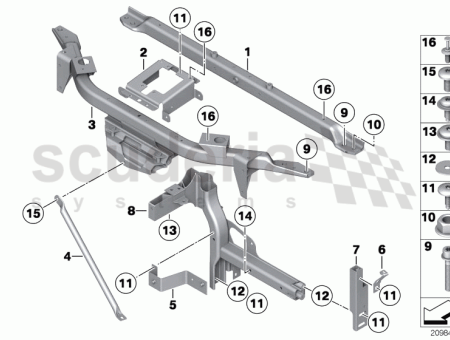 Photo of Hex nut with plate 07 12…