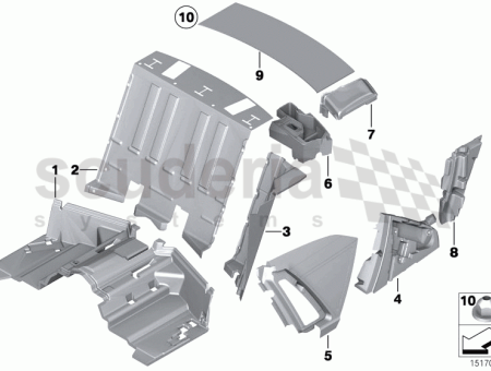 Photo of Sound insulation left C pillar 51 48…