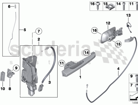 Photo of Door handle inner right 51 22…