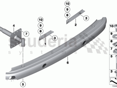 Photo of Mount bumper rear right 51 12…