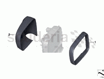 Photo of Outside mirror cover cap chrome left 51 16…