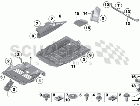 Photo of Underbonnet screen 51 71…