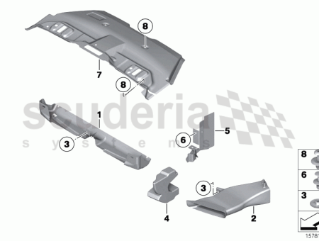 Photo of Seal air duct right 51 71…
