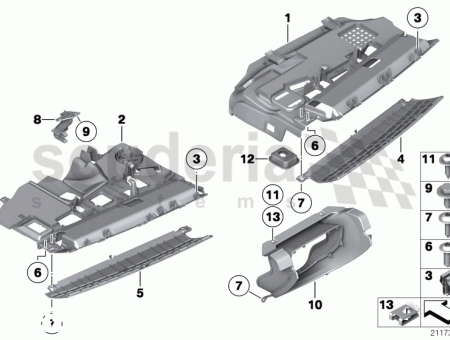 Photo of Driver s footwell trim panel 51 45…