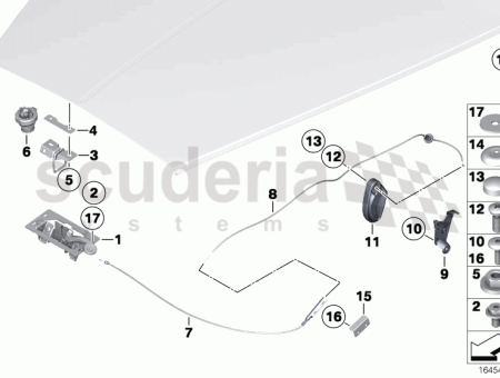 Photo of Bonnet lock with retaining hook 51 23…