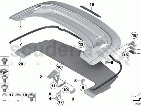 Photo of Holder drive cylinder left 51 17…