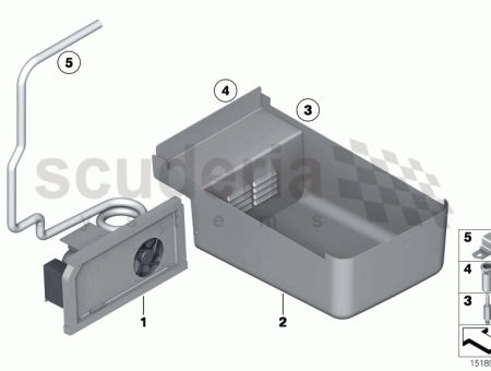 Photo of Fridge assembly rear complete 51 16…