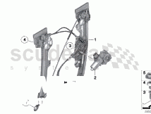 Photo of Window lifter rear right 51 35…