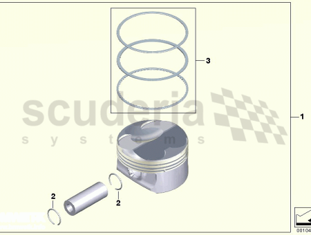 Photo of Repair kit piston rings 11 25…