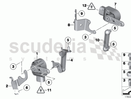 Photo of Ride height sensor front right 37 14…