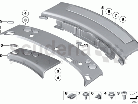 Photo of Parcel shelf rear 51 46…