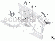 Photo of Holder brake hose left 41 10…