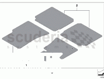 Photo of Set floor mats rear 51 47…