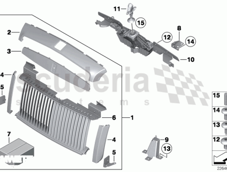 Photo of Radiator grille upper section 51 13…