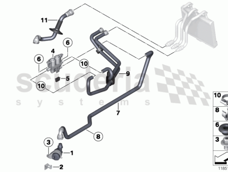 Photo of Hose for radiator and engine return 64 21…