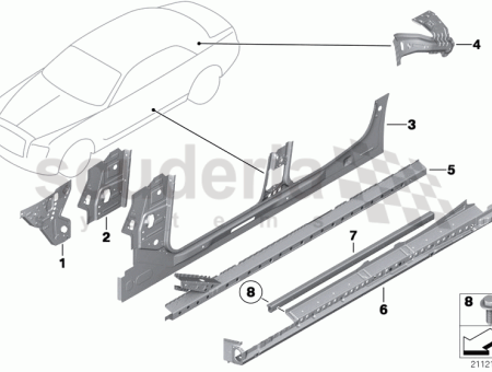 Photo of Left interior column A 41 10…