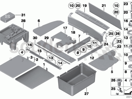 Photo of Luggage compartment rail left 51 47…