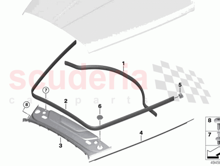 Photo of Cover engine compartment front…