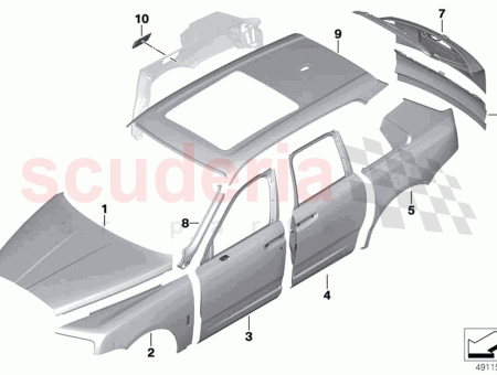 Photo of Left rear side panel…