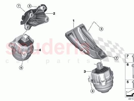 Photo of Engine mount left…