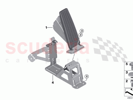 Photo of Bracket for accelerator pedal module…