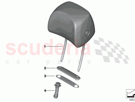 Photo of Headrest leather…