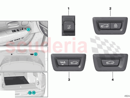 Photo of Switch trunk lid…