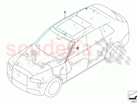 Photo of Roof wiring harness…
