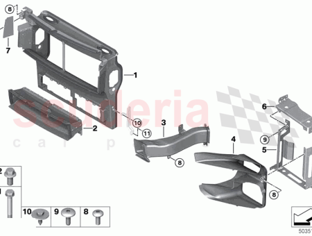Photo of Air duct radiator top…