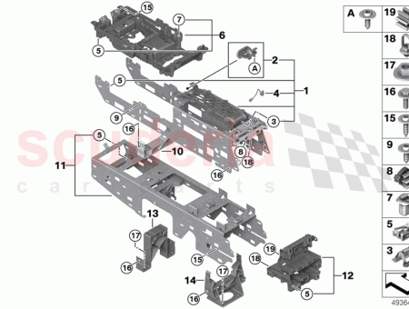 Photo of Function carrier centre console front…