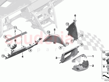 Photo of Gap cover steering column…