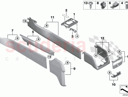 Photo of Trim oper facility i ctr console chrome…