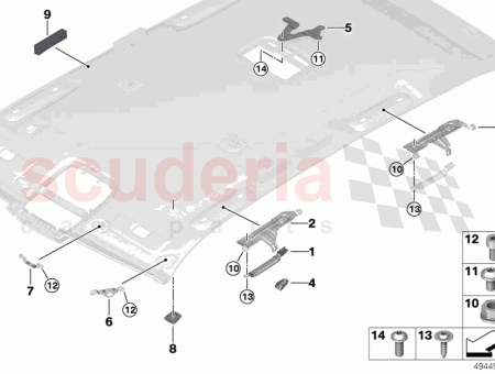 Photo of Grab handle bracket rear left…