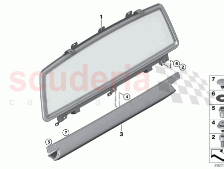 Photo of Trim panel cross member trunk…