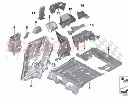 Photo of Sound insulation D pillar outer re left…