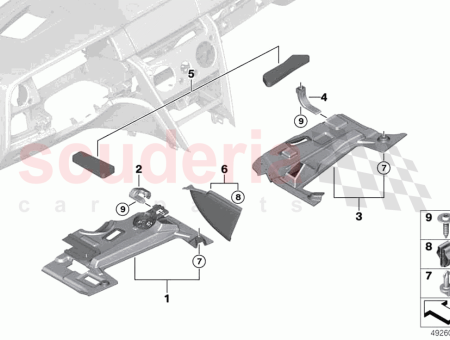 Photo of Passenger s footwell trim panel…
