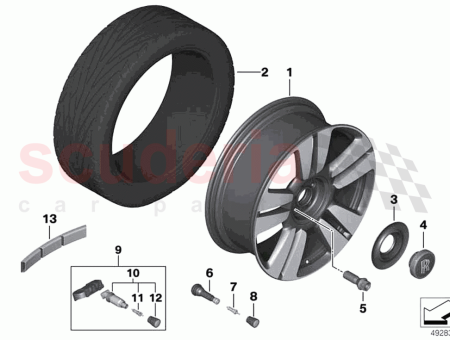 Photo of Disc wheel light alloy bicolour…