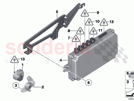 Photo of Control unit top rear side view camera…