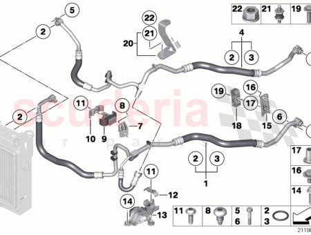 Photo of Bracket oil cooler line…