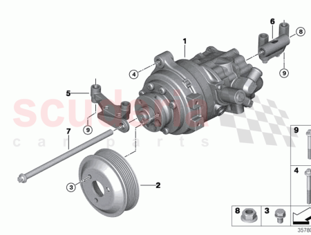 Photo of Screw power steering pump…