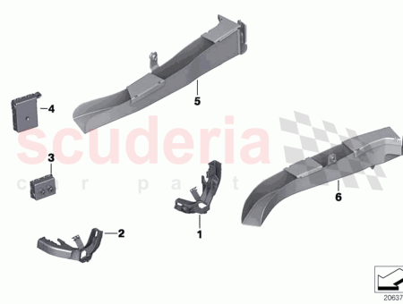 Photo of Cable duct wheel arch rear left…